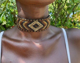 Ornate African choker