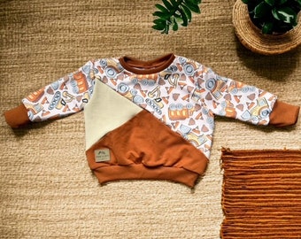 Construction Trucks Apparel| Crewneck Sweatshirt For Boys| Birthday shirt| Handmade gift for boys| Toddler Boy Clothing