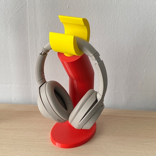 Minifigure Headphone Stand: 3D Printed Gaming Headset Holder