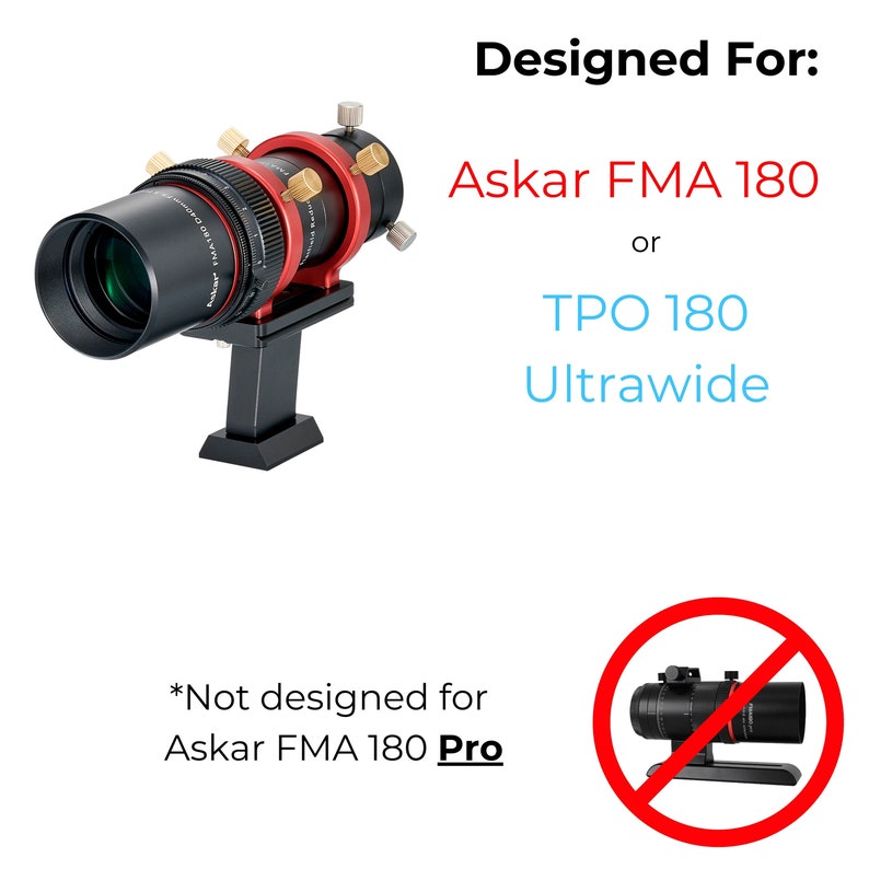 HyperPod 180 Lens Mounting System for Astrophotography Askar FMA 180, or TPO 180 Ultrawide Lens image 10