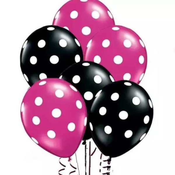 Polka Dot Balloons - Etsy