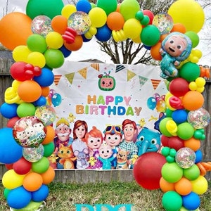 DIY Colorful Rainbow Balloon Garland Arch Kit,carnival Circus Backdrop ...