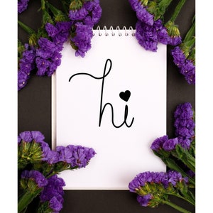 Hello SVG, hi Svg, Png, Instant Download, sign SVG, Greeting SVG, Home Decor svg, Silhouette, Cut File for Cricut,