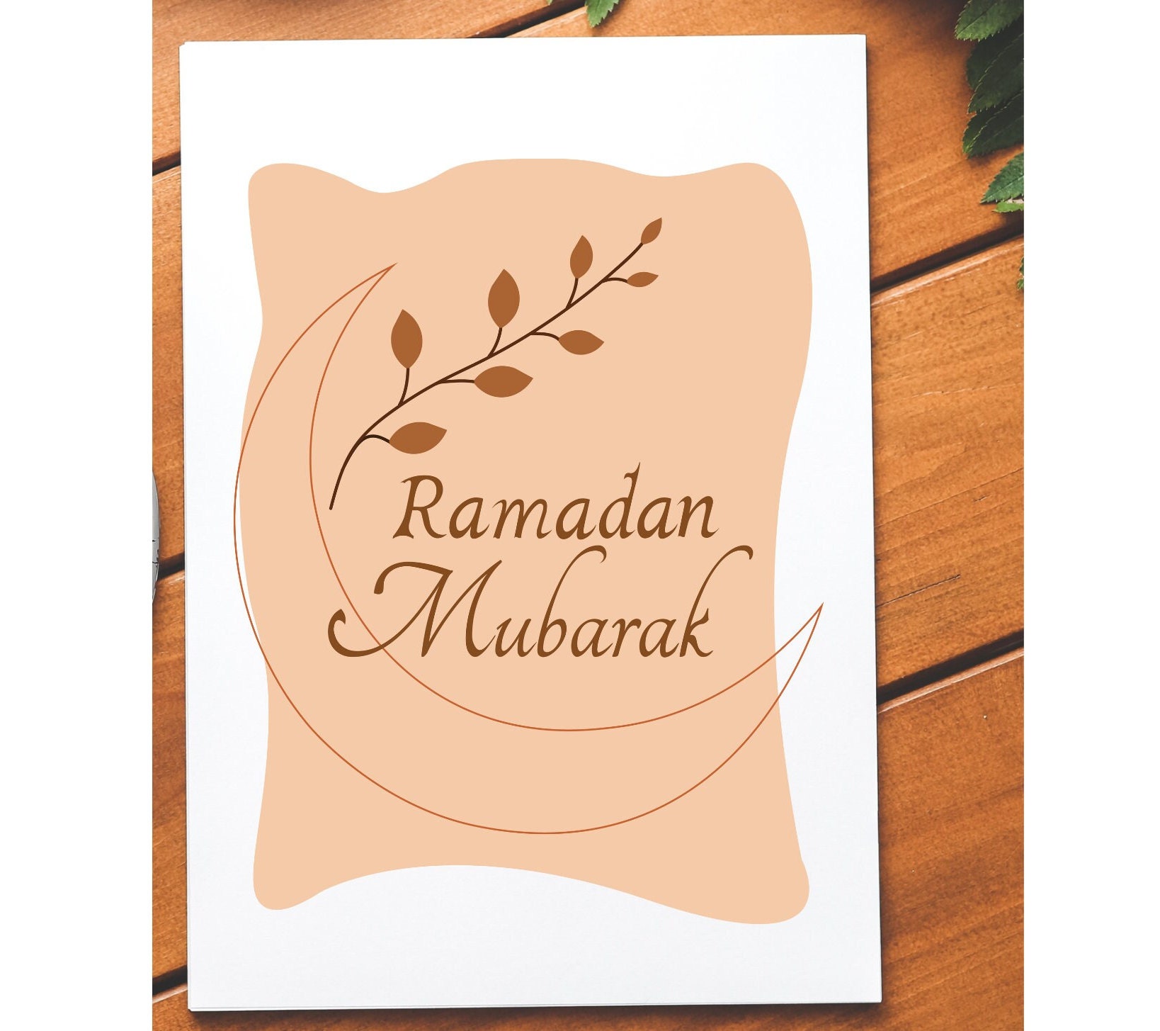 Printable Eid Mubarak Cards, Printable Ramadan Mubarak Cards Digital Download, Islamic ...