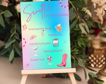 Taylor Swift Inspired Event Signage