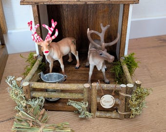 Renstall "lantställe" för älvhuset/älvhemmet/älvdörren