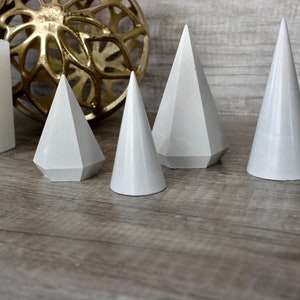 Ring Holder | Jewelry Display |  Wedding Ring Holder | Cement Cone |  Ring Tree | Modern Organic | Handmade in the USA