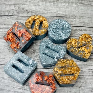 Concrete & Resin Ring Holder | Jewelry Display | Wedding Ring Holder | Modern Organic
