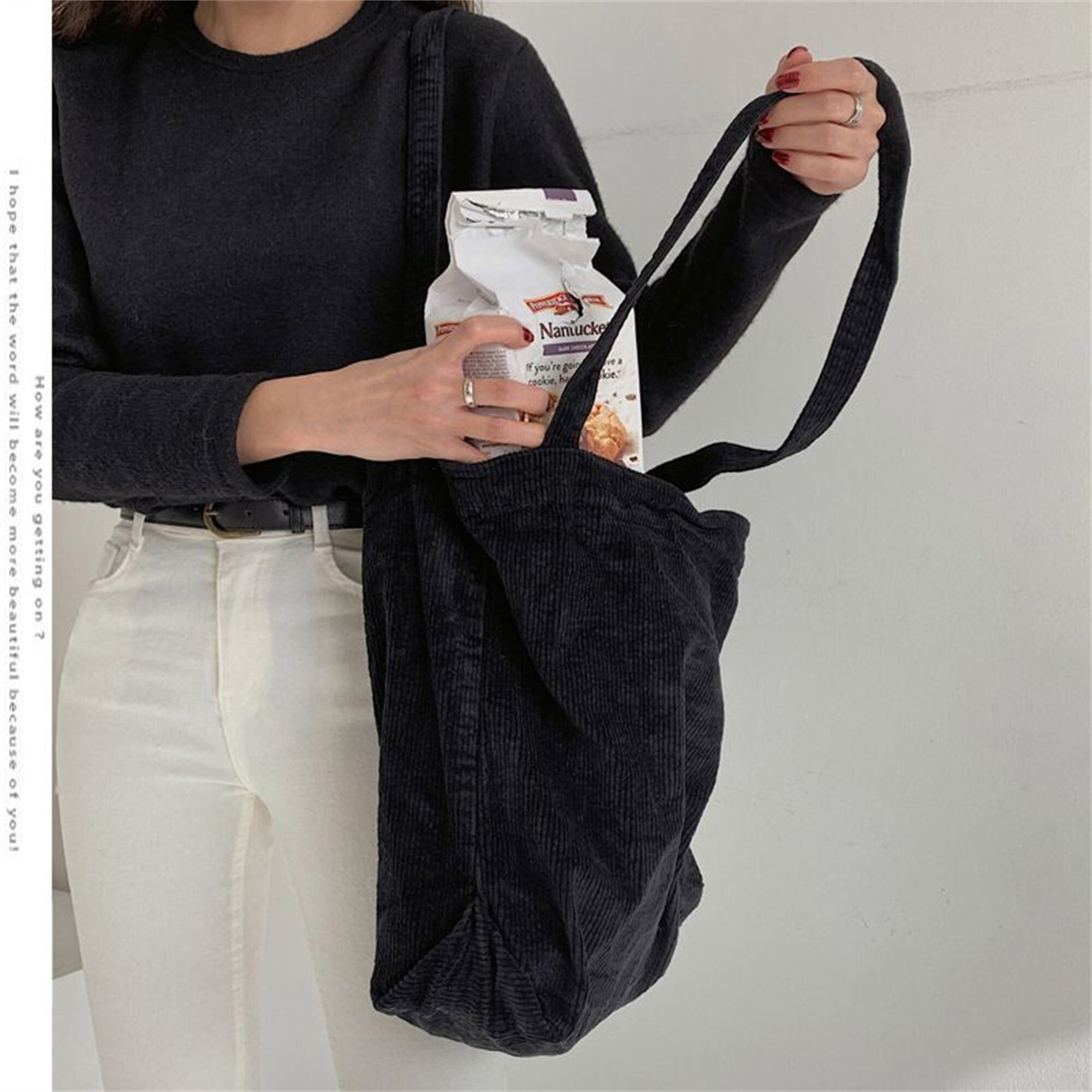 Vintage Corduroy Shoulder Bag Corduroy Purse Corduroy Tote - Etsy