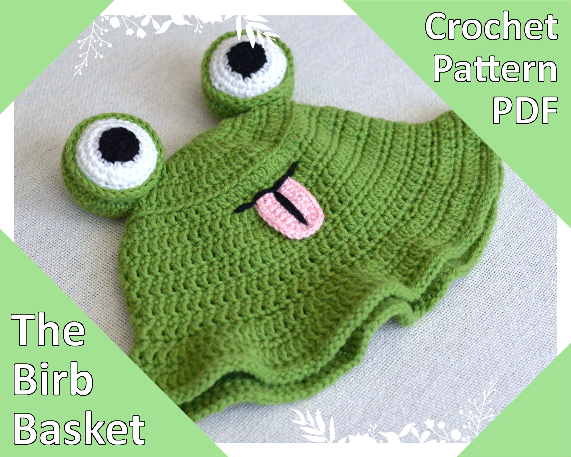 30 Frog Hat Crochet Patterns for Playful Animal Hats, Balaclavas, and Amigurumi Projects 34 Friendly Frog Bucket Hat Pattern