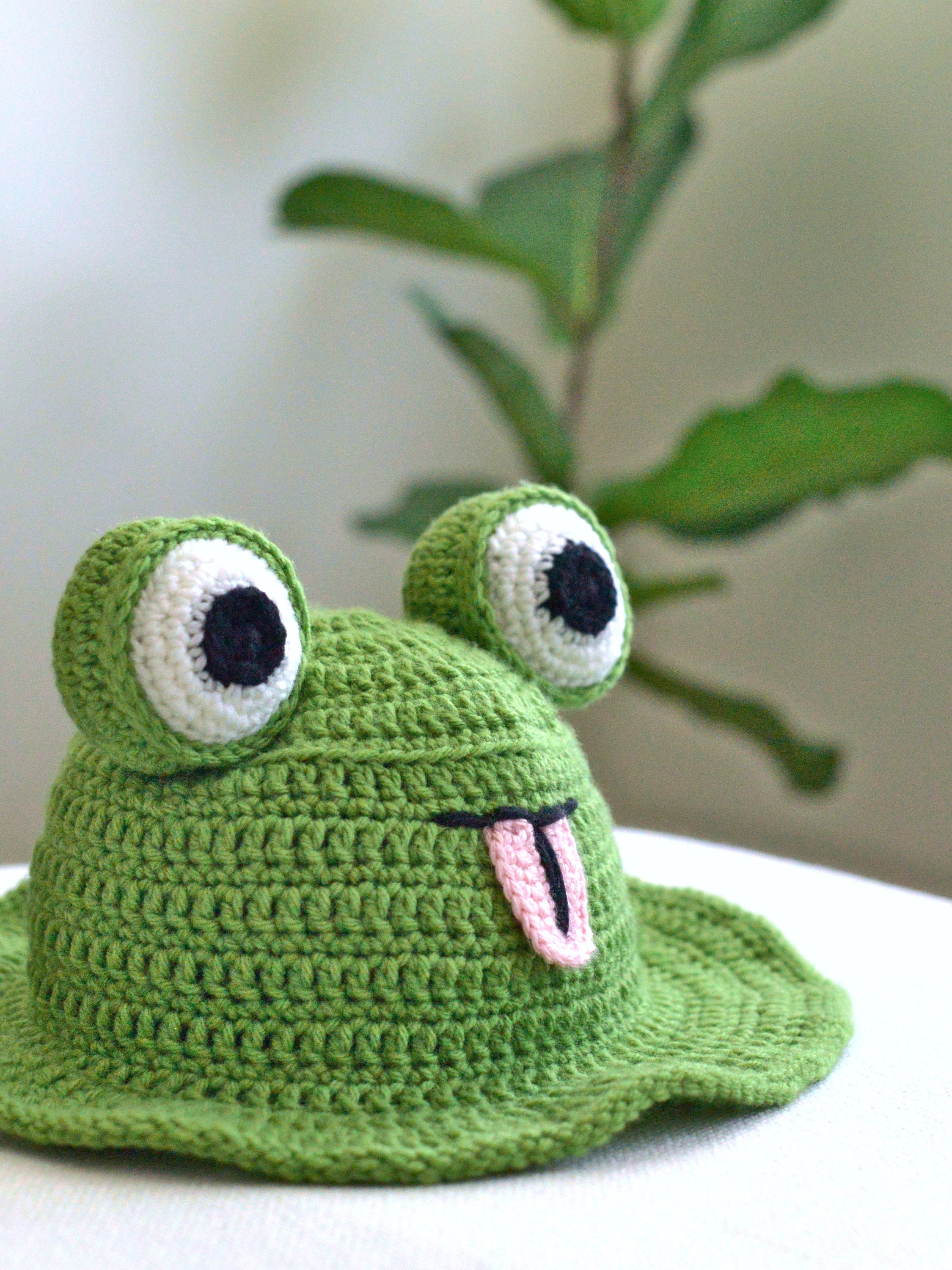 Friendly Frog Bucket Hat Digital Crochet Pattern - Etsy