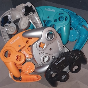 OEM Gamecube Controller Official Nintendo Original Part Shell - Silver/Black/Emerald/Wavebird *Great for Painting*