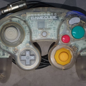 Official Nintendo Gamecube Clear/Skeleton Controller Excellent Condition *TESTED*