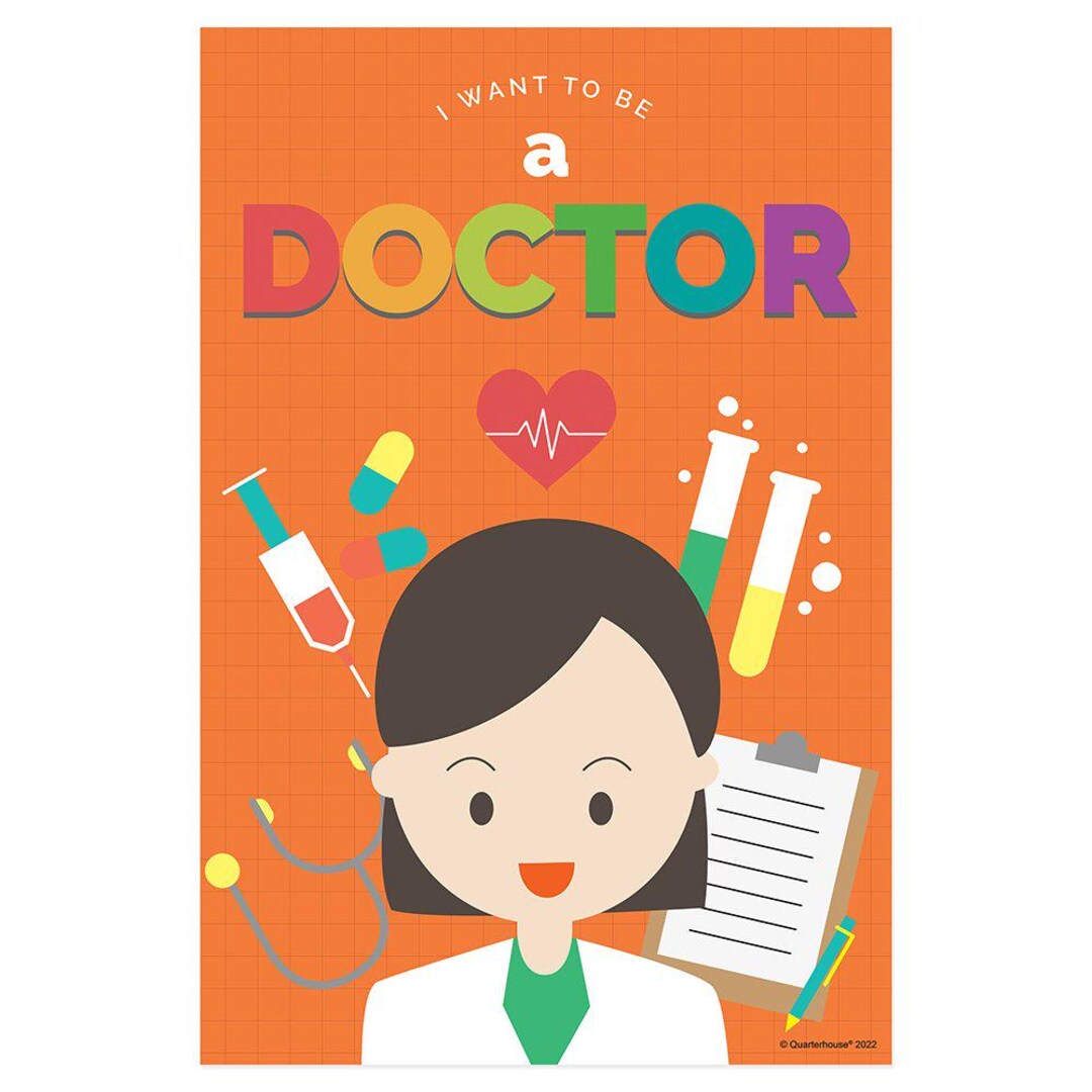 Quarterhouse Career as a Doctor Poster, Elementary Classroom Materials ...