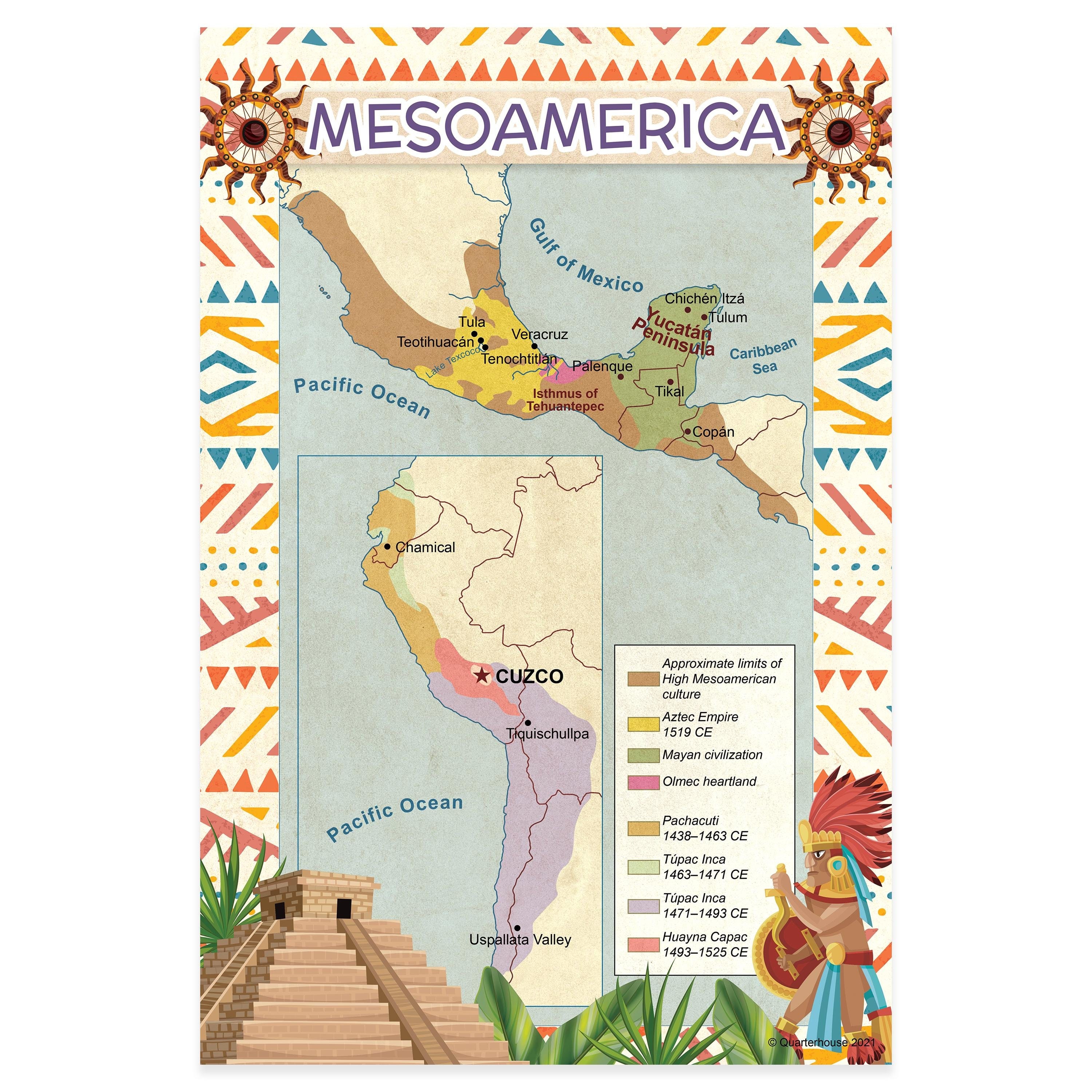 Quarterhouse Manifest Destiny Map Poster, Social Studies Classroom  Materials for Teachers