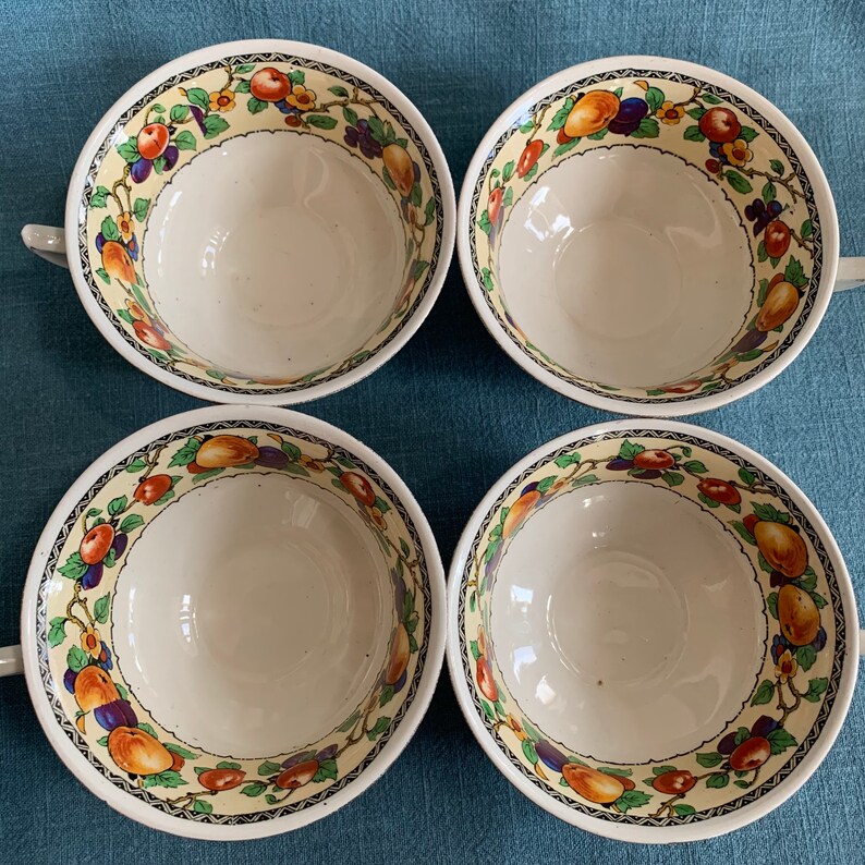 Set of 4 Teacups and 6 Saucers From Baker &co Ltd England With Etsy
