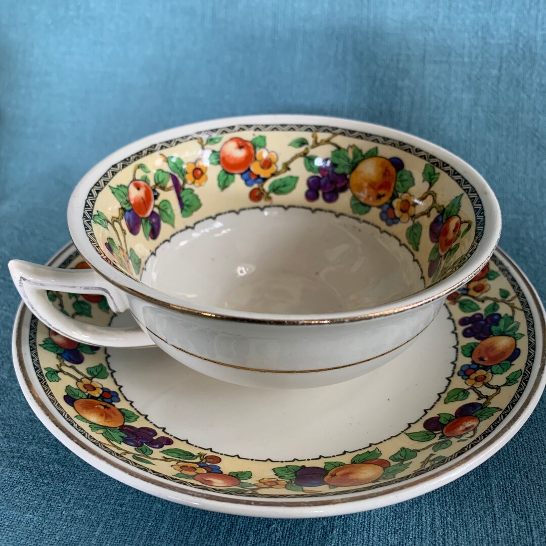 Set of 4 Teacups and 6 Saucers From Baker &co Ltd England With Etsy