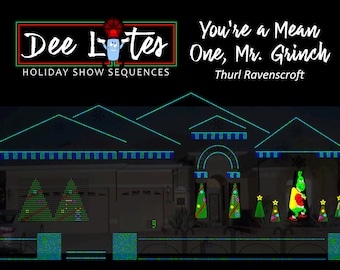 Vous êtes méchant, Monsieur Grinch xLights Séquence COMPLÈTE