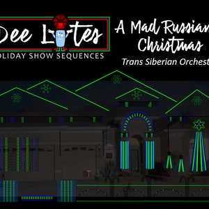 マッド・ロシアンのクリスマス xLights フルシーケンス