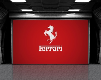 Letrero de aluminio para garaje Cavallino Combo: decoración de pared cortada con CNC