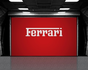 Letrero de garaje de aluminio con nombre F: Decoración de pared cortada con CNC