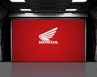 Letrero de aluminio para garaje de Honda: decoración de pared cortada con CNC