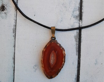 Pendentif ovale tranche agate violette 50-110mm,Pendentif pour bijoux, – Gingerlily Perles