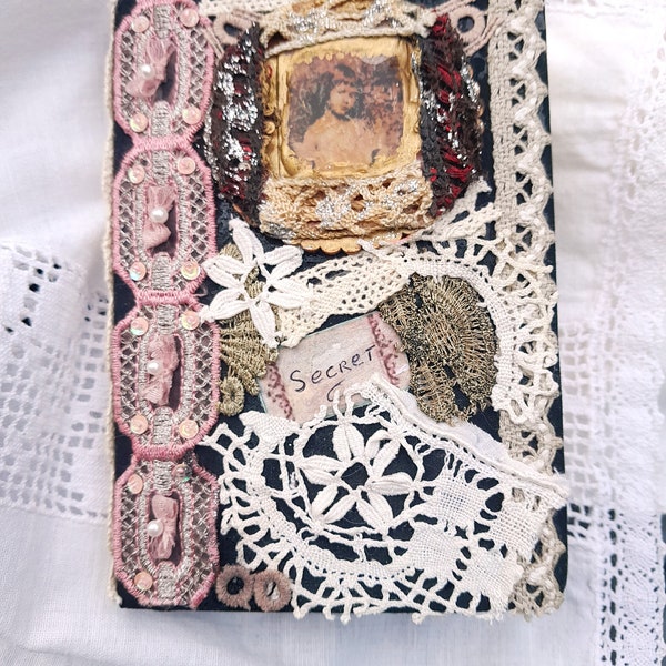 Note book , journal intime, "French vintage " ,carnet de voyage,voyage dans le temps passé