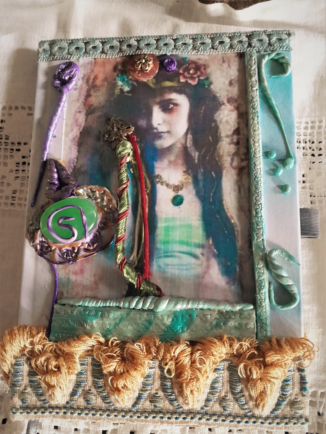 Journal,grand Note Book Relief Decor, Bohem Tyle, , Travel Diary ...