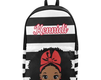 Afro puff backpack Clearance