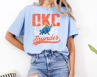 Vintage OKC Shirt: Oklahoma City Basketball Shirt