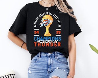 OKC Thunder Champions Shirt: Oklahoma City NBA Crewneck