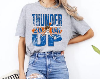 Thunder Up Banner: Oklahoma City Basketball Shirt