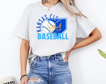 Kansas City Royals Baseball Shirt, KC Crewneck