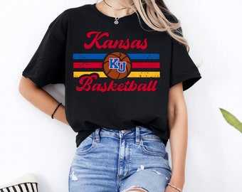 Kansas Basketball Shirt: KU Crewneck for Adults & Youth