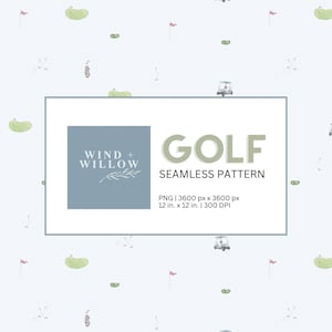 Golf Nahtloses wiederholendes Muster für den kommerziellen Gebrauch | 3600px. x 3600px. | 30cm x 30cm | 300 DPI