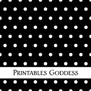 Polka Dots Black and White Seamless Pattern Polka Dots Repeat Pattern Black White Polka Dots Pattern Polka Fabric Pattern Commercial Use
