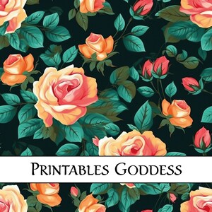 Rosen Musterdesign Rapportmuster Kommerzielle Nutzung Digitales Muster Blumen Musterdesign Roses Pattern Rose Pattern Roses Paper Roses