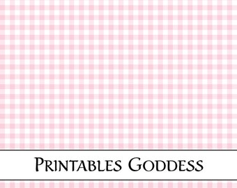 Pink and White Gingham Seamless Pattern, Repeat Pattern, Commercial Use Digital Pattern, Printables Goddess