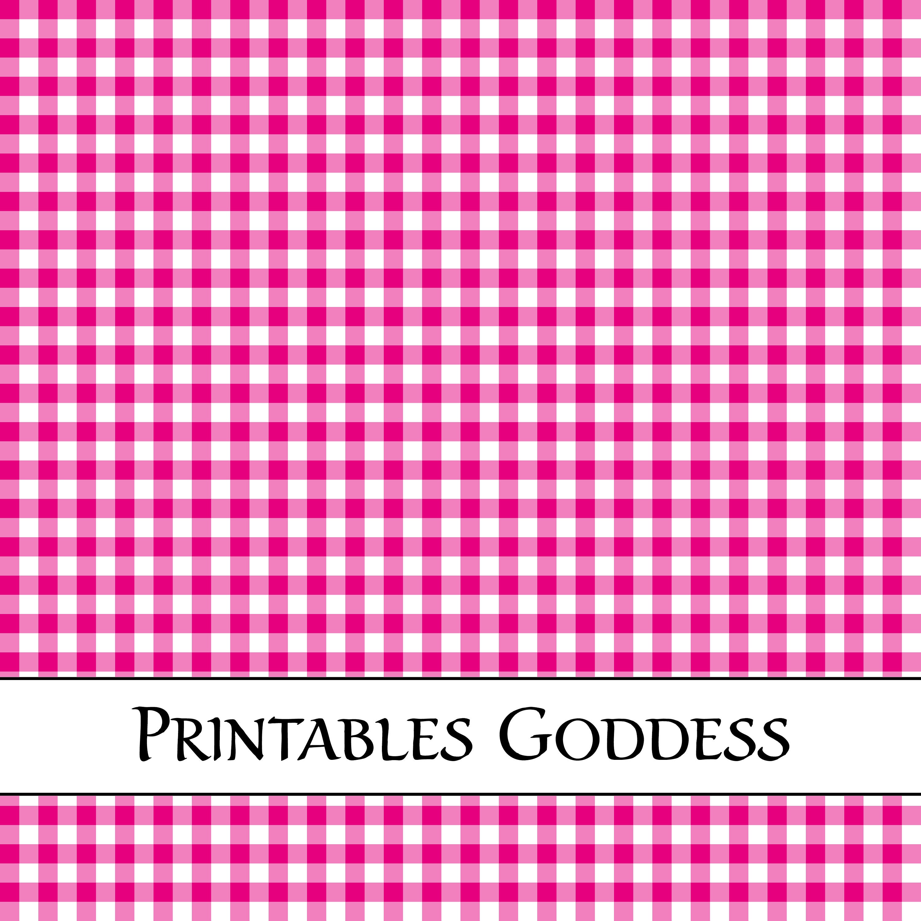 Gingham Pattern Pink and White Seamless Gingham Pattern Pink Gingham Repeat Pattern Hot Pink Gingham Digital Pattern Pink Gingham Paper