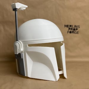 Casco personalizado impreso en 3D inspirado en Mandalorian - Kit de bricolaje de casco inspirado en Grunt de la temporada 3