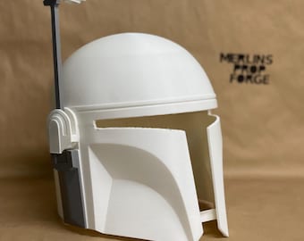 Mandalorian Inspired 3D Printed Custom Helmet - Season 3 Grunt inspired helmet DIY kit