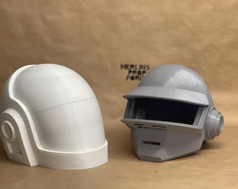 3D gedruckte Kultige DP Duo Cosplay Helme - Bundle DIY Kit mit optionaler gedruckter Visiervorlage und Handschuhen