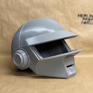 Thomas Helmet 3D Printed Kit from Draft Punk - Ideal For Cosplay, Music Lovers & Collections