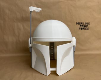 Mandalorian Inspired 3D Printed Custom Helmet - Season 3 Grunt inspired helmet DIY kit