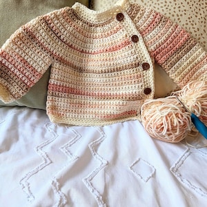 Crochet Baby Sweater for Newborn