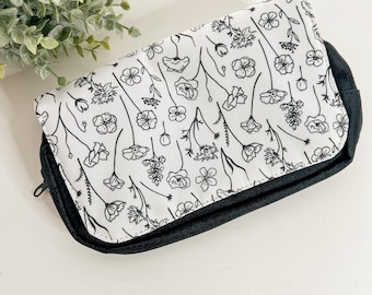 Pencil Case: Multi Purpose Cosmetic/Make up Bag Zipper Pouch