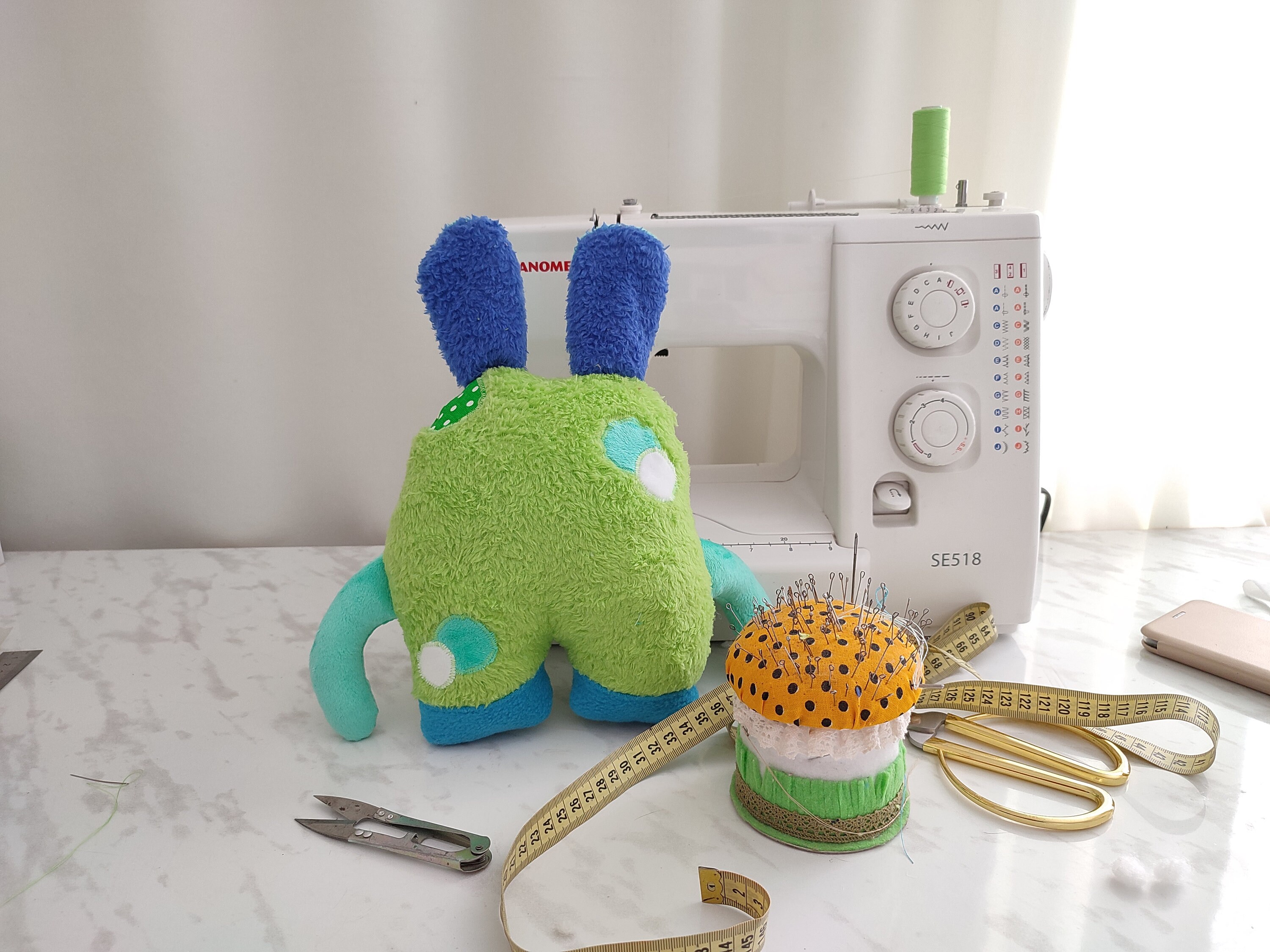 Monster Toy Sewing Pattern | DIY Embroidery Sewing Pattern for Monsters ...