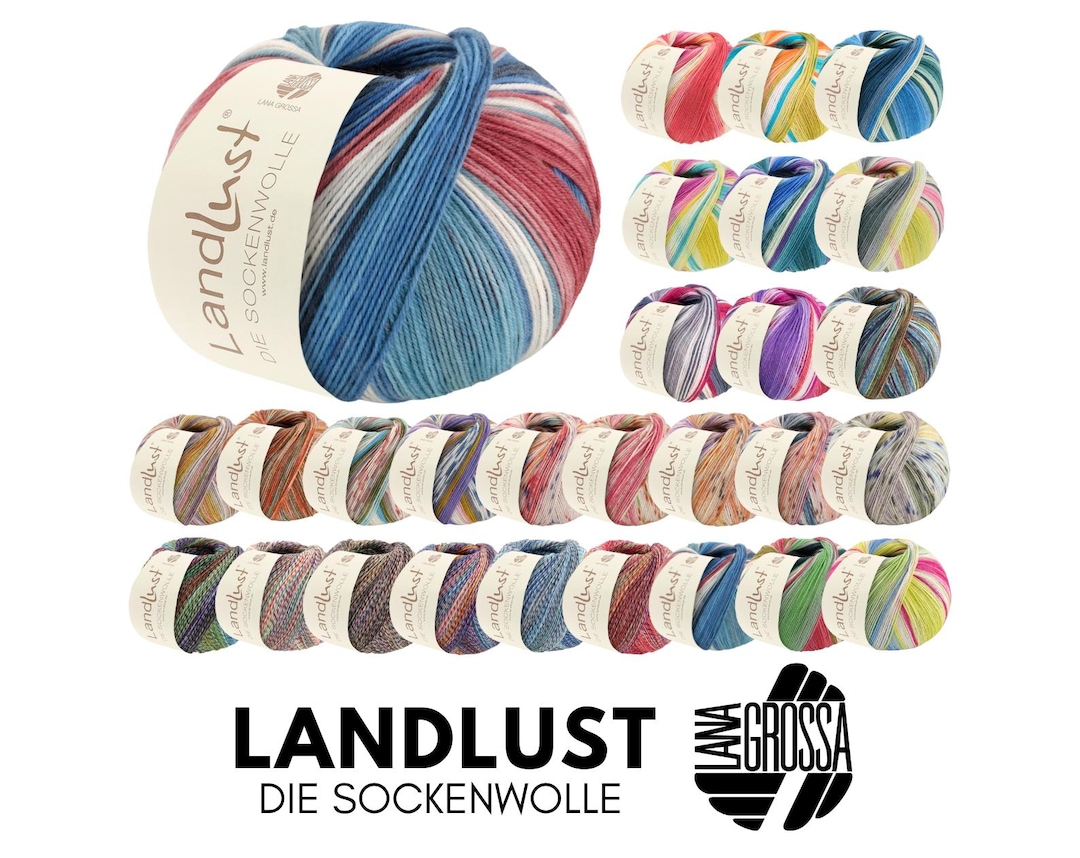 Lana Grossa Landlust DIE SOCKENWOLLE 100 G 4-fach