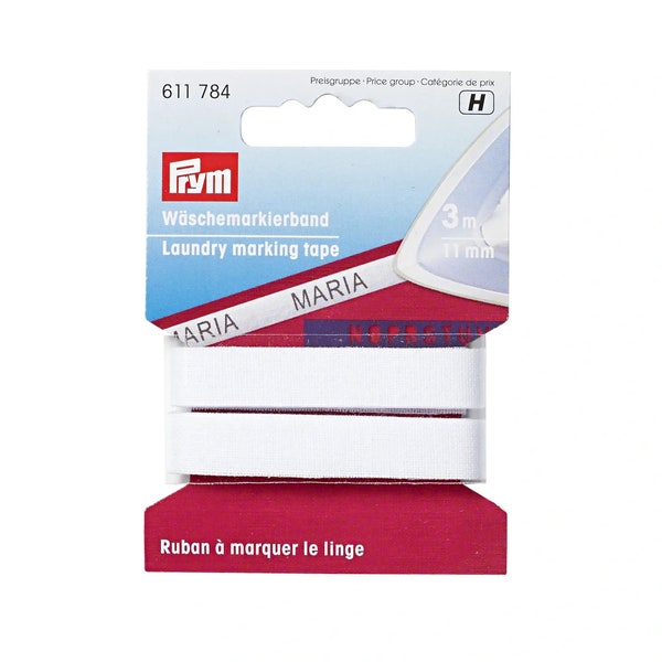 Prym Wäschemarkierband aufbügelbar 11 mm x 3 m